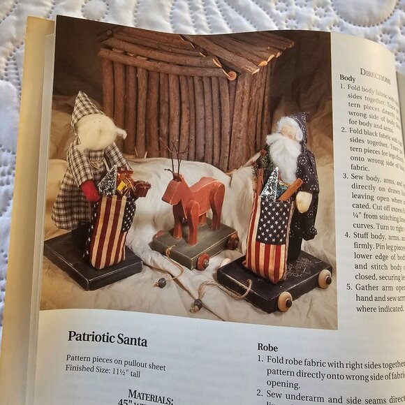 Set Of Vintage Christmas Quilt & Craft Books By Eleanor Burns & Nancy J. Martin - Picture 11 of 14